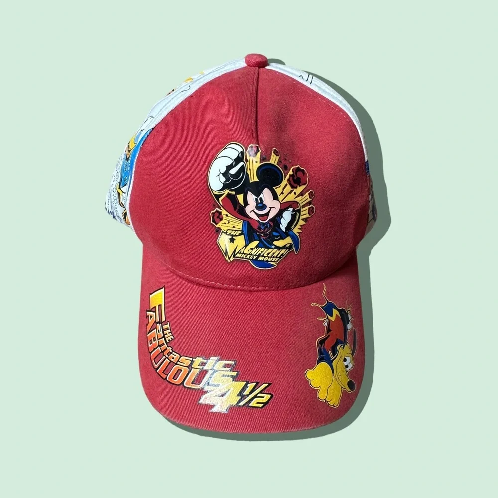 Youth Walt Disney World Resort Mickey Mouse Donald Duck Adjustable Ball Cap/Hat
